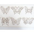 пеперудки от бирен картон